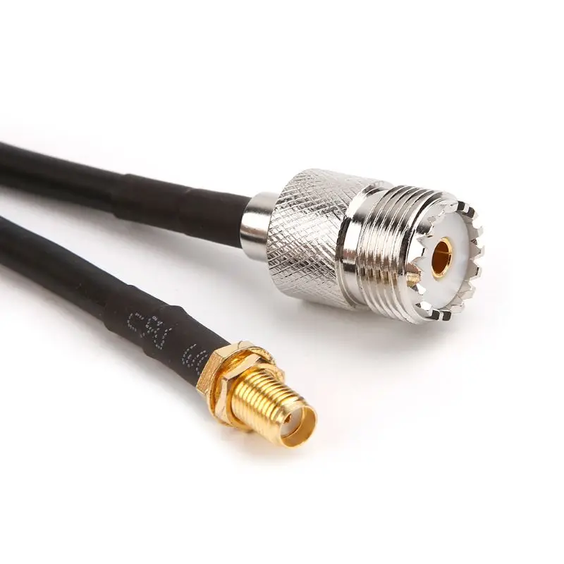SMA Female To UHF SO239 PL259 Female RG58 Pigtail Cable RF Coaxial Assembly Cables 
SMA Female To UHF SO239 PL259 Female RG58 Pigtail Cable RF Coaxial Assembly Cables