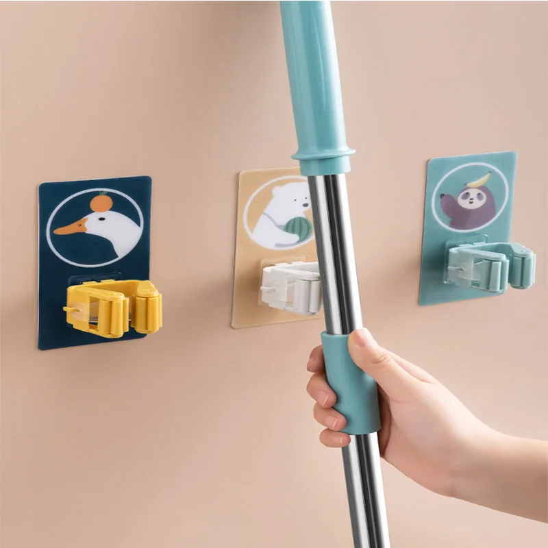 Self-adhesive Hooks Multi-Function Free Punch Wall Mounted Mop Organizer Holder Rack Hanger Hook Kitchen bathroom Strong Hooks
Self-adhesive Hooks Multi-Function Free Punch Wall Mounted Mop Organizer Holder Rack Hanger Hook Kitchen bathroom Strong Hooks