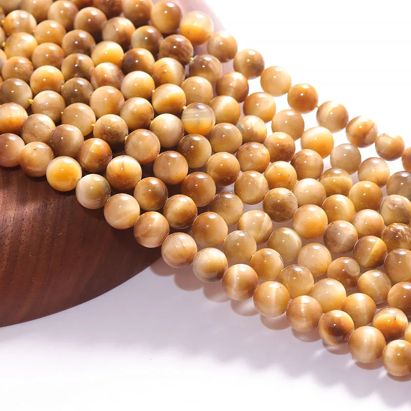 6MM/8MM/10MM Golden Tiger Eye Gemstone Loose Beads Natural Round Crystal Energy Stone Healing Power for Jewelry Making
6MM/8MM/10MM Golden Tiger Eye Gemstone Loose Beads Natural Round Crystal Energy Stone Healing Power for Jewelry Making