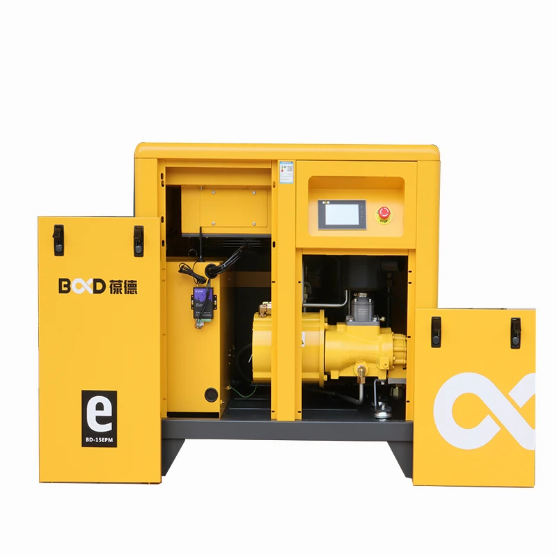 Permanent Magnet energy saving 15KW Variable speed screw air compressor 20HP
Permanent Magnet energy saving 15KW Variable speed screw air compressor 20HP