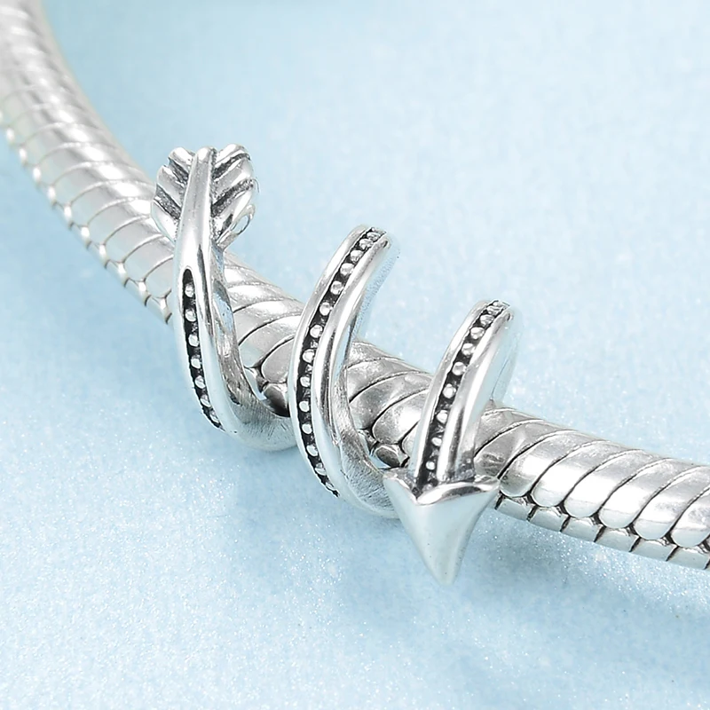 New 925 Sterling Silver Lingering love Cupid's arrow Beads Fit Original European Charm Bracelet Jewelry making
New 925 Sterling Silver Lingering love Cupid's arrow Beads Fit Original European Charm Bracelet Jewelry making