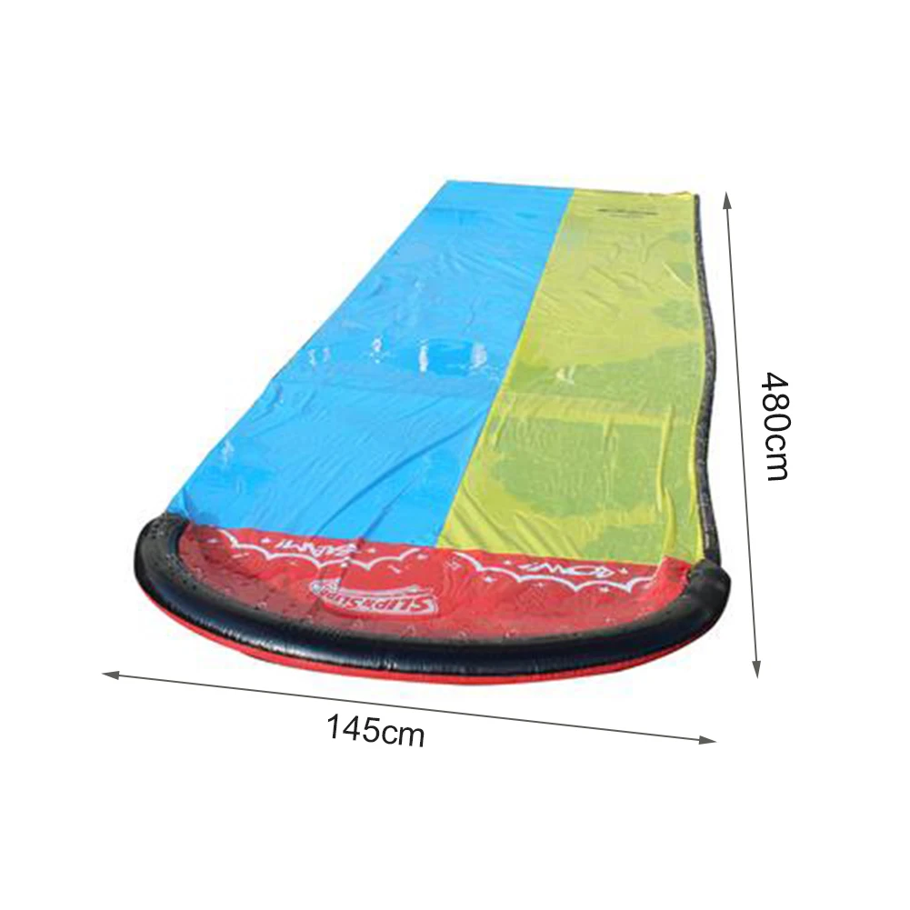 480x145cm Children Double Surf Water Slide Outdoor Garden Racing Lawn Water Slide Spray Summer Water Games Toy toboggan aquatiqu
480x145cm Children Double Surf Water Slide Outdoor Garden Racing Lawn Water Slide Spray Summer Water Games Toy toboggan aquatiqu