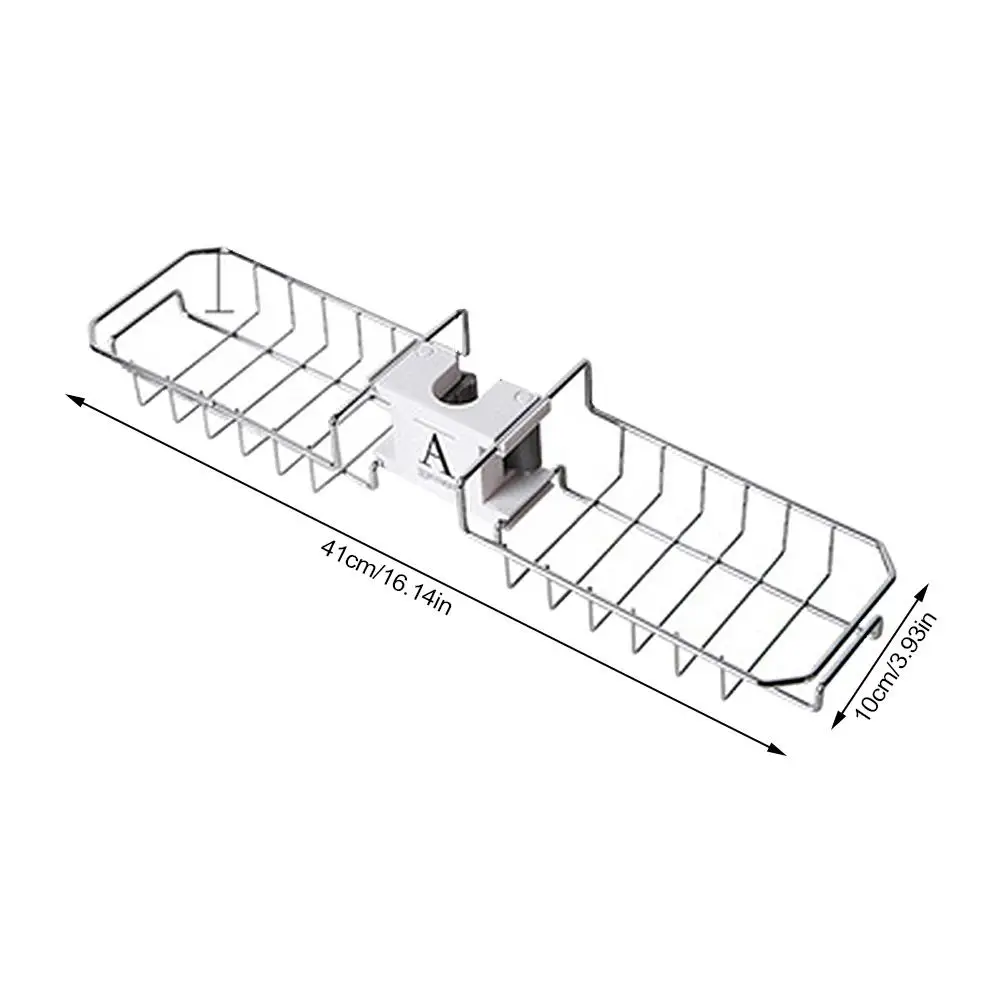 Bathroom Faucet Double Shelf Multi-function Punch-free Sponge Rag Drain Storage Rack Home Kitchen Storage Cleaning Rack
Bathroom Faucet Double Shelf Multi-function Punch-free Sponge Rag Drain Storage Rack Home Kitchen Storage Cleaning Rack