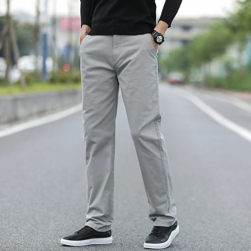 Men'S Slim Casual Streetwear Breathable Pants Fashion Business Trousers Male Brand Pant Straight High Quality Solid Work Baggy
Men'S Slim Casual Streetwear Breathable Pants Fashion Business Trousers Male Brand Pant Straight High Quality Solid Work Baggy