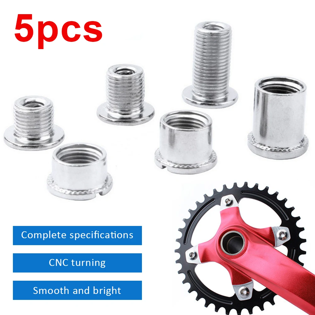 5Pcs Bike Chainring Bolts Dental Plate Screws Steel Strong Sturdy Chainwheel Road Bike Disc Plate Nail Screws Bicycle Accessory
5Pcs Bike Chainring Bolts Dental Plate Screws Steel Strong Sturdy Chainwheel Road Bike Disc Plate Nail Screws Bicycle Accessory