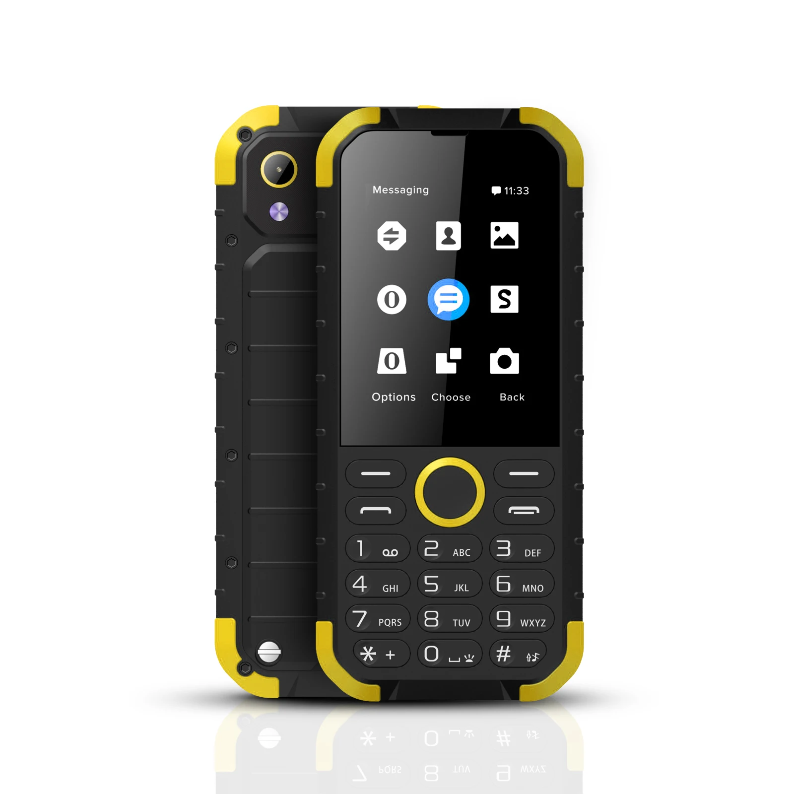 

EAOR IP68 водонепроницаемый пыленепроницаемый прочный телефон для Nokia 2,8 "две SIM-карты 2800 мАч большой аккумулятор телефон с фонариком функционал...
