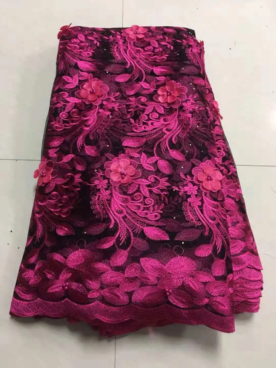 2018 Latest Nigerian Laces Fabrics High Quality African Laces Fabric for Wedding Dress French Tulle Lace with Beads ALC-ZJ18
2018 Latest Nigerian Laces Fabrics High Quality African Laces Fabric for Wedding Dress French Tulle Lace with Beads ALC-ZJ18