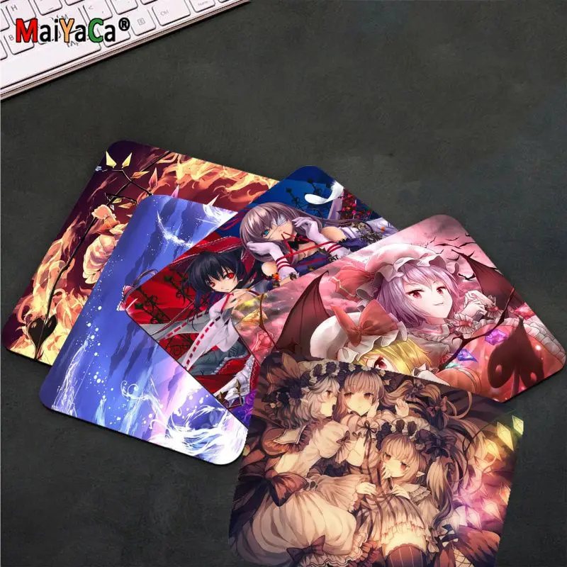 MaiYaCa New game Touhou Gamer Speed Mice Retail Small Rubber Mousepad Smooth Writing Pad Desktops Mate gaming mouse pad
MaiYaCa New game Touhou Gamer Speed Mice Retail Small Rubber Mousepad Smooth Writing Pad Desktops Mate gaming mouse pad