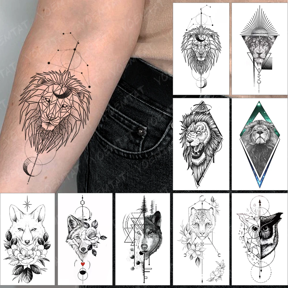 Waterproof Temporary Tattoo Sticker Constellation Star Lion Flash Tatoo Moon Line Arm Wrist Fake Tatto For Body Art Women Men
Waterproof Temporary Tattoo Sticker Constellation Star Lion Flash Tatoo Moon Line Arm Wrist Fake Tatto For Body Art Women Men
