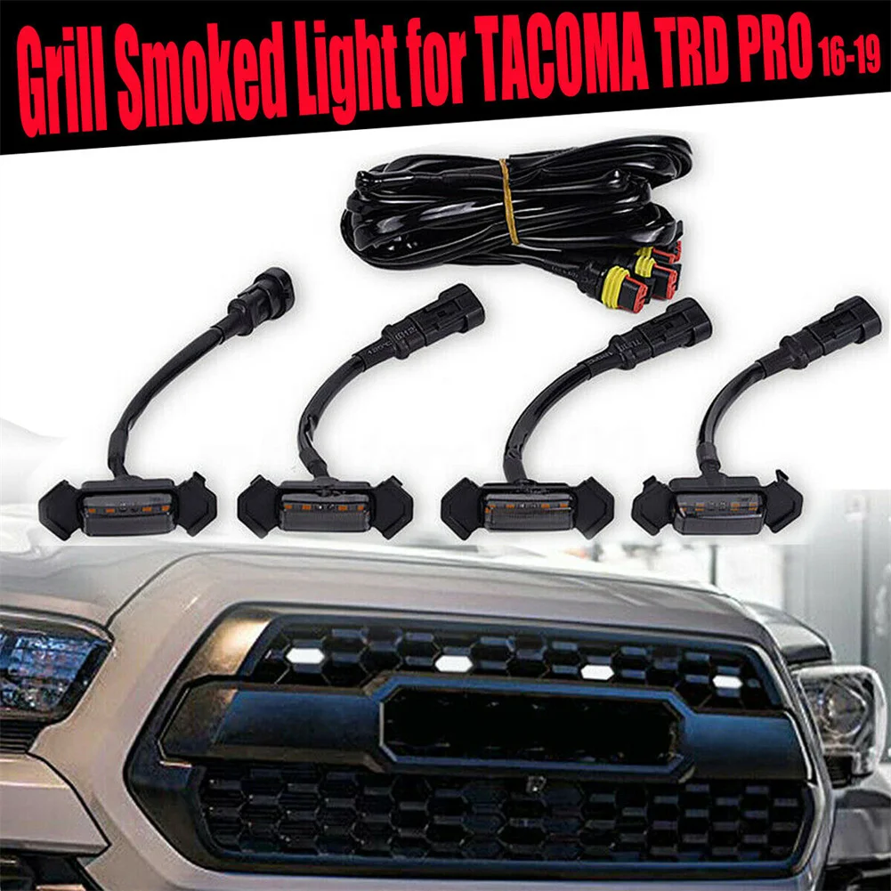 Решетка светодиодная Дымчатая передняя белая для Toyota Tacoma W/TRD Pro 2016-2019, 1 комплект
Решетка светодиодная Дымчатая передняя белая для Toyota Tacoma W/TRD Pro 2016-2019, 1 комплект
