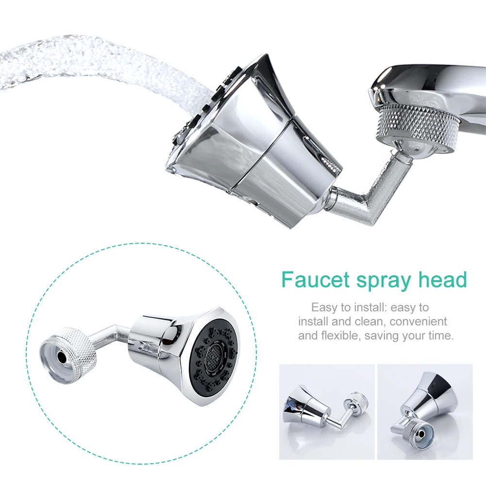 Anti Splash Basin Multifunctional 720 Degree Rotating Nozzle Faucet Spray Head Facilitate Cleaning of Tableware, and Vegetables 
Anti Splash Basin Multifunctional 720 Degree Rotating Nozzle Faucet Spray Head Facilitate Cleaning of Tableware, and Vegetables