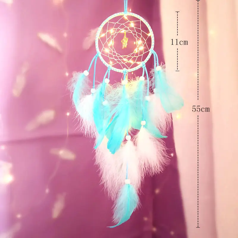 Girl Heart Dream Catcher National Feather Ornaments Lace Ribbons Feathers Wrapped Lights Girls Room Decor Dreamcatcher
Girl Heart Dream Catcher National Feather Ornaments Lace Ribbons Feathers Wrapped Lights Girls Room Decor Dreamcatcher