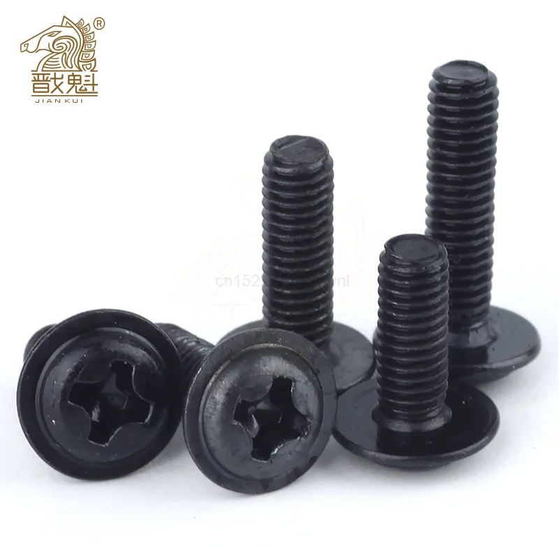 50-100pcs M2 M2.5 M3 M4 PWM DIN967 Black Pan Padded Screws Referral Computer Case Chassis Fixed Motherboard Screws With Pad
50-100pcs M2 M2.5 M3 M4 PWM DIN967 Black Pan Padded Screws Referral Computer Case Chassis Fixed Motherboard Screws With Pad