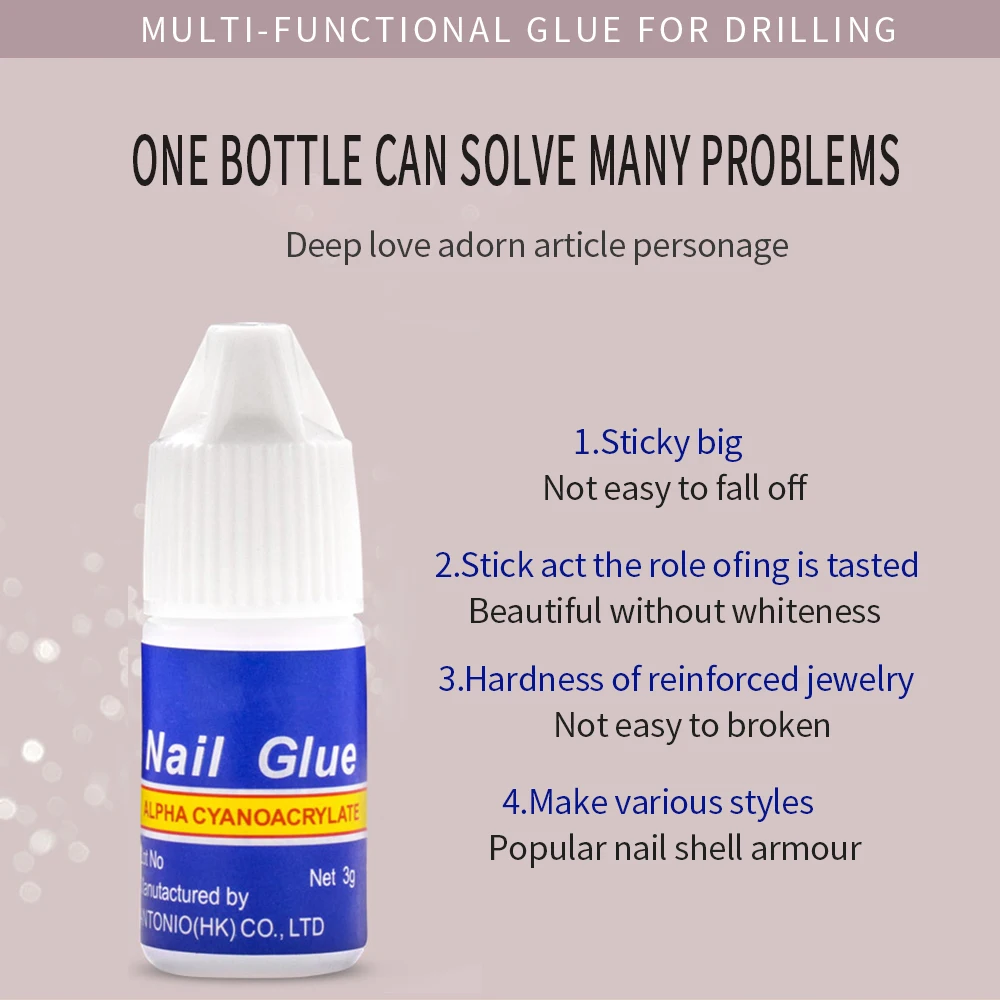 5pc/lot Beauty Nail Glue Professional Nail Art Glue False Art Decorate Tips Acrylic Glue Nail Accessories For Rhinestones
5pc/lot Beauty Nail Glue Professional Nail Art Glue False Art Decorate Tips Acrylic Glue Nail Accessories For Rhinestones