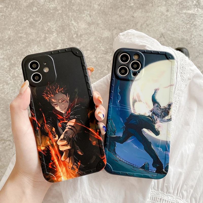 Japan Anime Jujutsu Kaisen Phone Case for Iphone 12 11 Pro Xs Max 7 8 Plus SE2 X XR Cute Cartoon Soft Sillicon Back Cover Coque
Japan Anime Jujutsu Kaisen Phone Case for Iphone 12 11 Pro Xs Max 7 8 Plus SE2 X XR Cute Cartoon Soft Sillicon Back Cover Coque