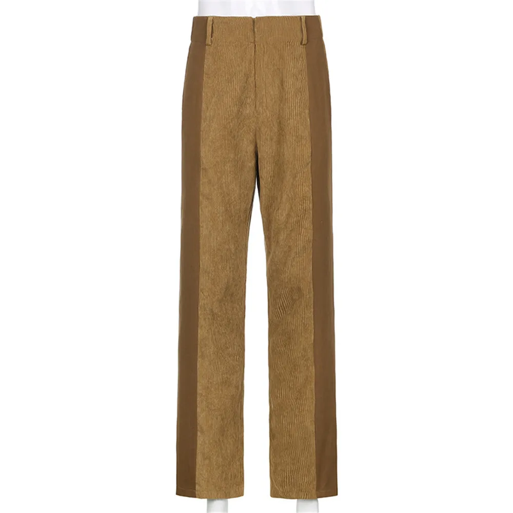 2020 Harajuku Patched Corduroy Pants Female Long High Waist Straight Trousers Autumn Pants Fashion
2020 Harajuku Patched Corduroy Pants Female Long High Waist Straight Trousers Autumn Pants Fashion