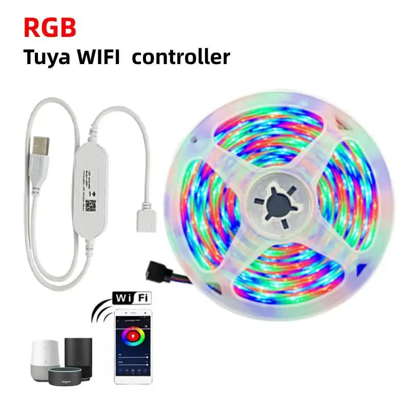 DC 5В USB 2835 светодиодный RGB полосы лампы WI-FI работы при прослушивании музыки по Bluetooth App Управление книга светильник лампочка ТВ светильник ing л...
DC 5В USB 2835 светодиодный RGB полосы лампы WI-FI работы при прослушивании музыки по Bluetooth App Управление книга светильник лампочка ТВ светильник ing л...