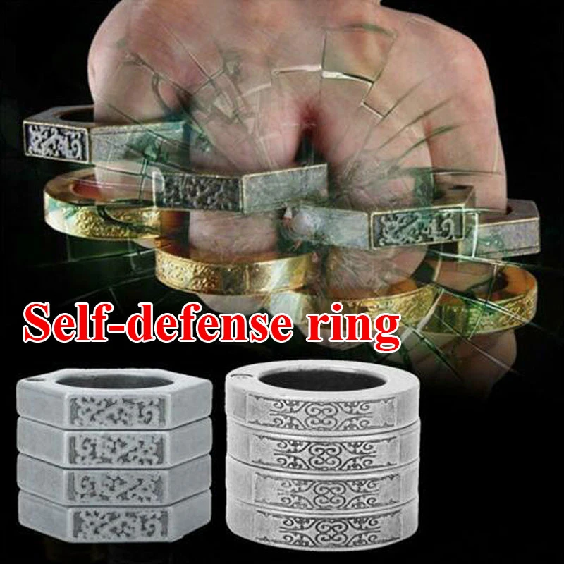 Men's Round Finger Hex Ring Emergency Window Breaker Self-defense Ring Outdoor Climbing Finger Buckle Ring
Men's Round Finger Hex Ring Emergency Window Breaker Self-defense Ring Outdoor Climbing Finger Buckle Ring