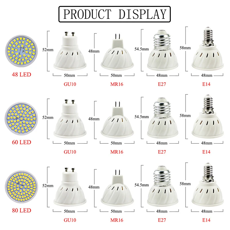 2 pcs/set E27 LED Lamp e27 Spotlight Bulb 48 60 80leds lampara 220V bombillas led E27 Lampada Spot light 5W 7W 9W
2 pcs/set E27 LED Lamp e27 Spotlight Bulb 48 60 80leds lampara 220V bombillas led E27 Lampada Spot light 5W 7W 9W