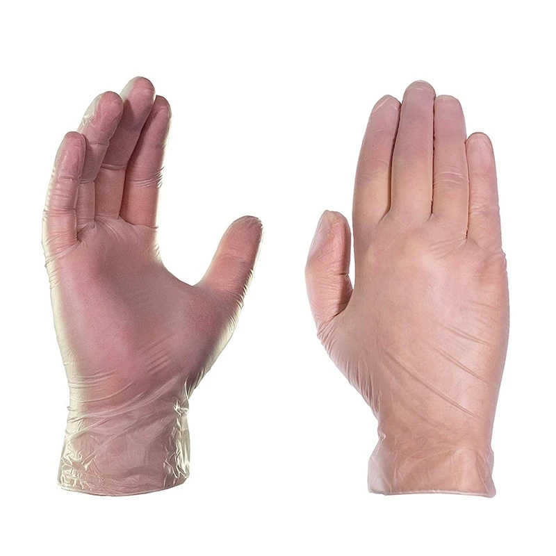300Pcs Disposable Gloves Powder-Free Food Grade Protective Gloves Transparent Vinyl Gloves, Large, Transparent
300Pcs Disposable Gloves Powder-Free Food Grade Protective Gloves Transparent Vinyl Gloves, Large, Transparent