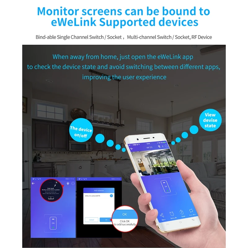 IP Camera Smart IOT HD Camera Remotely Viewing By Mobile Phone Two-Way Home Monitor
IP Camera Smart IOT HD Camera Remotely Viewing By Mobile Phone Two-Way Home Monitor