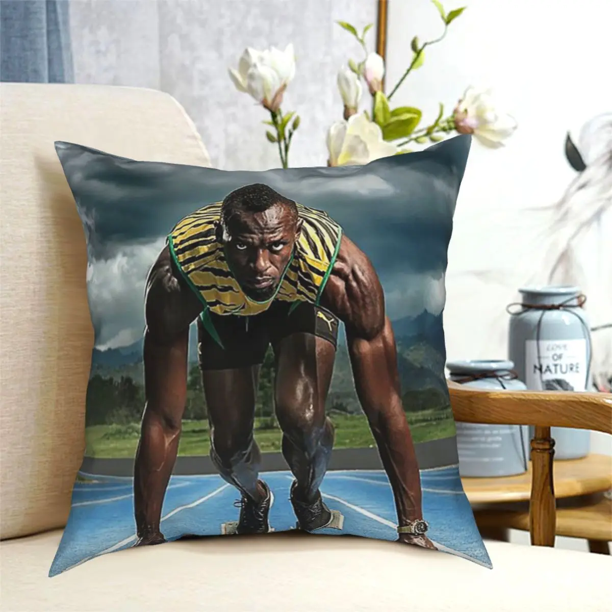 NEW Usain Bolt World's Fastest Man Throw Pillow Cushion Cover Decorative Pillowcases Case Home Sofa Cushions (Double Sides)
NEW Usain Bolt World's Fastest Man Throw Pillow Cushion Cover Decorative Pillowcases Case Home Sofa Cushions (Double Sides)