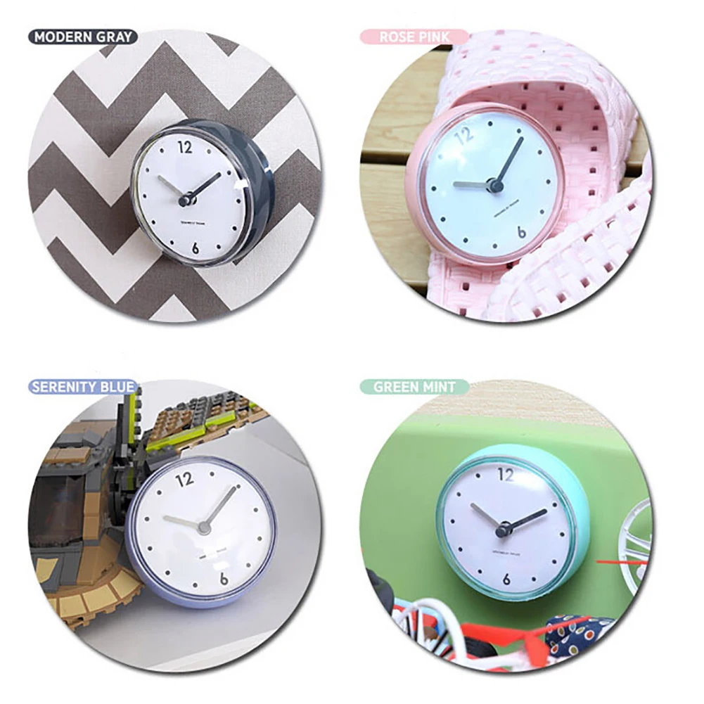 Wall-mounted Waterproof Clock, Multi-color Wall Clock,High Light Transmittance, Suitable for Bathroom, Kitchen and Sauna
Wall-mounted Waterproof Clock, Multi-color Wall Clock,High Light Transmittance, Suitable for Bathroom, Kitchen and Sauna