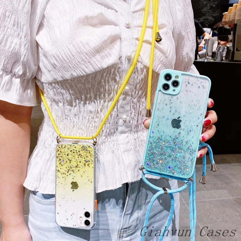 Glitter Chain Lanyard Protect Len Soft Phone Case For Xiaomi Redmi 9C 9A 9T Note 8 9 9S Pro Max Mi 10Lite POCO M3 X3 NFC Cover
Glitter Chain Lanyard Protect Len Soft Phone Case For Xiaomi Redmi 9C 9A 9T Note 8 9 9S Pro Max Mi 10Lite POCO M3 X3 NFC Cover