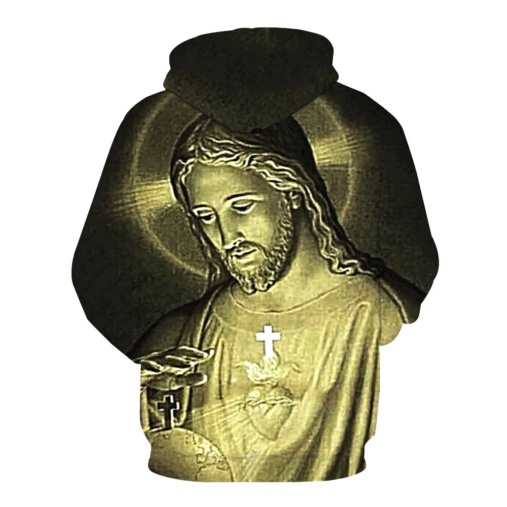 CNUUIKOOEK Sweatshirts Men's 3D Light Jesus Printed Hooded Pocket Pullover Hoody Fashion Hooded Men's Hoodies
CNUUIKOOEK Sweatshirts Men's 3D Light Jesus Printed Hooded Pocket Pullover Hoody Fashion Hooded Men's Hoodies