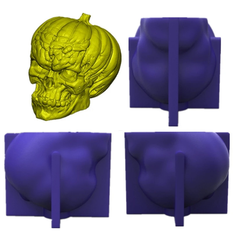 Pumpkin Skull Silicone Mold Keychain Resin Epoxy Craft Polymer Clay Craft DIY Ornament Jewelry Candles Making Tool
Pumpkin Skull Silicone Mold Keychain Resin Epoxy Craft Polymer Clay Craft DIY Ornament Jewelry Candles Making Tool