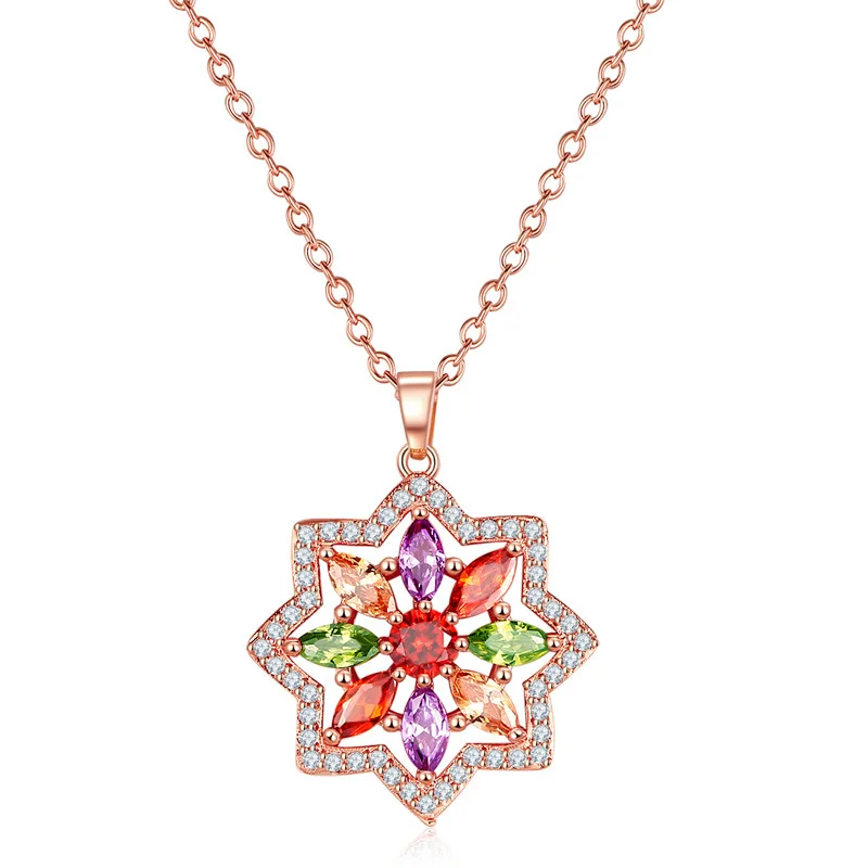 Popular 925 Silver Mosaic Crystal Eight Stars Dangle Pendant Trendy Fashion Charm Jewelry Accessories Amulet Gifts for Women Her 
Popular 925 Silver Mosaic Crystal Eight Stars Dangle Pendant Trendy Fashion Charm Jewelry Accessories Amulet Gifts for Women Her