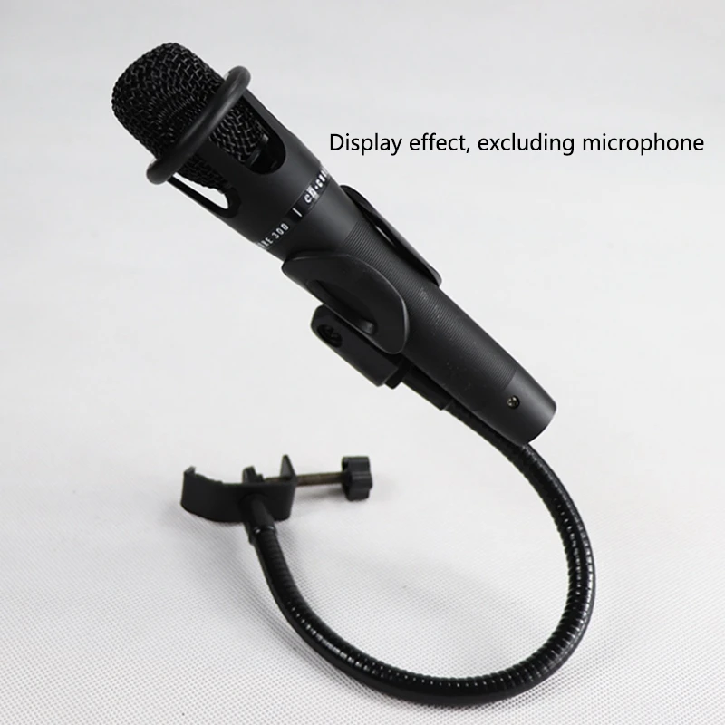 Flexible Gooseneck Microphone Stand with Desk Clamp for Radio Broadcasting Studio, Live Broadcast Equipment, Stations
Flexible Gooseneck Microphone Stand with Desk Clamp for Radio Broadcasting Studio, Live Broadcast Equipment, Stations