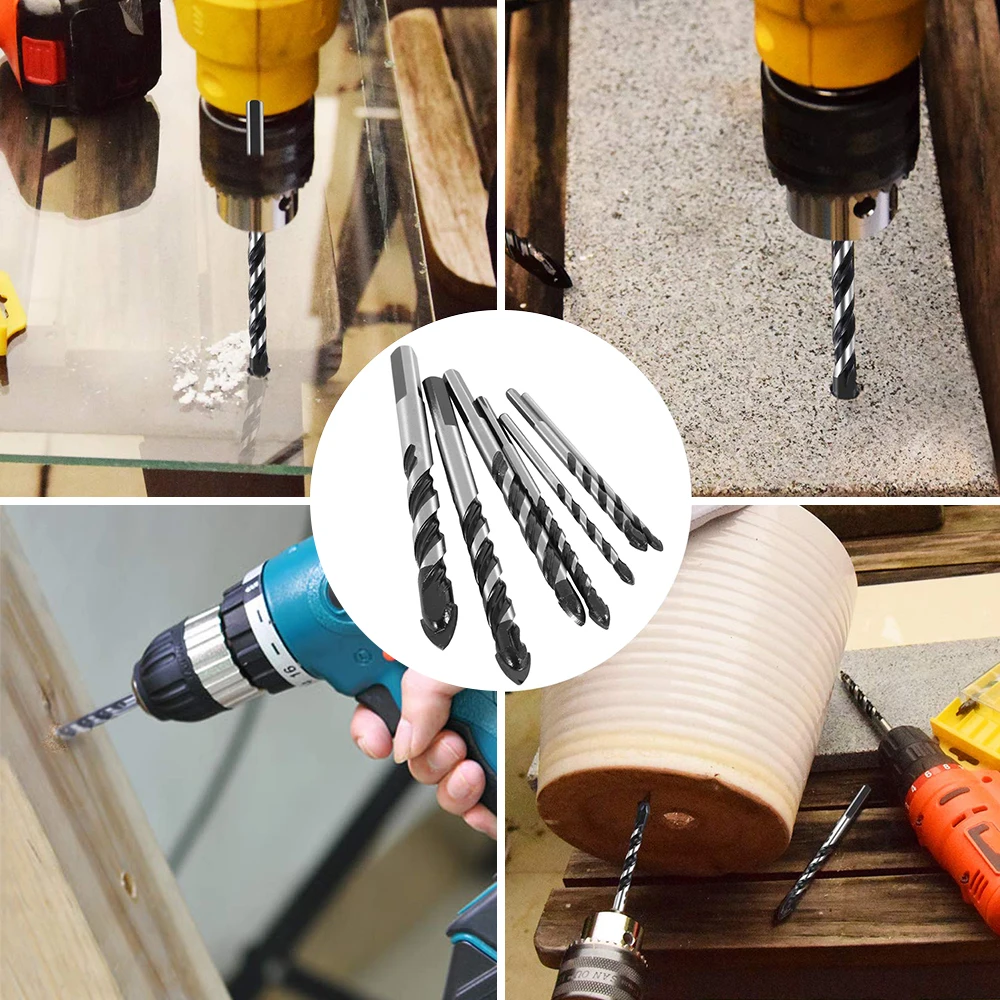 3 4 5 6 8 10 12mm Multi-functional Glass Drill Bit Triangle Bits Ceramic Tile Concrete Brick Metal Stainless Steel Wood
3 4 5 6 8 10 12mm Multi-functional Glass Drill Bit Triangle Bits Ceramic Tile Concrete Brick Metal Stainless Steel Wood