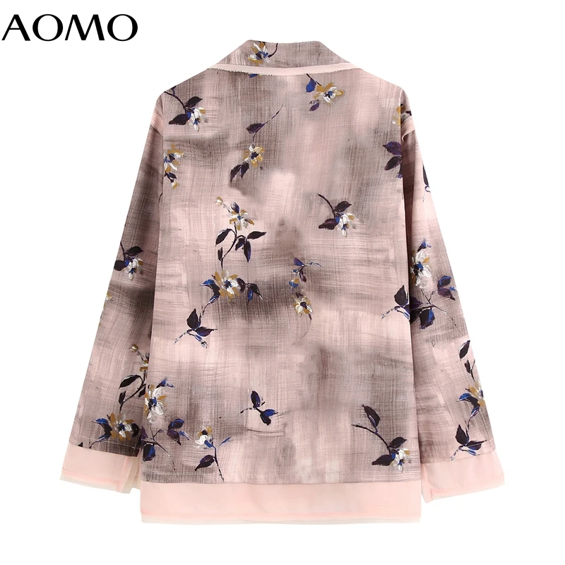 AOMO women retro oversized print blouse long sleeve chic female casual loose shirt blusas femininas BE695A
AOMO women retro oversized print blouse long sleeve chic female casual loose shirt blusas femininas BE695A