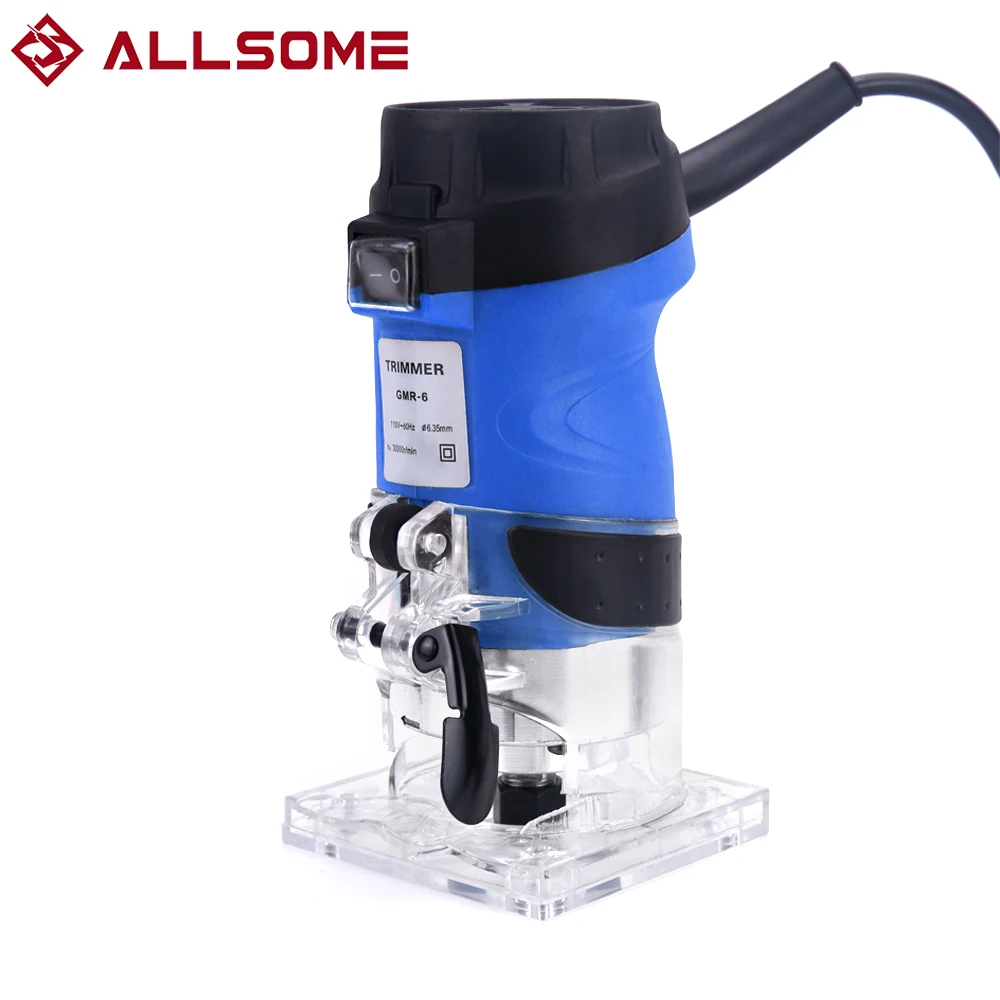 ALLSOME 2200W 6.35mm Electric Laminate Edge Trimmer Mini Wood Router Carving Machine Carpentry Woodworking Power Tools
ALLSOME 2200W 6.35mm Electric Laminate Edge Trimmer Mini Wood Router Carving Machine Carpentry Woodworking Power Tools