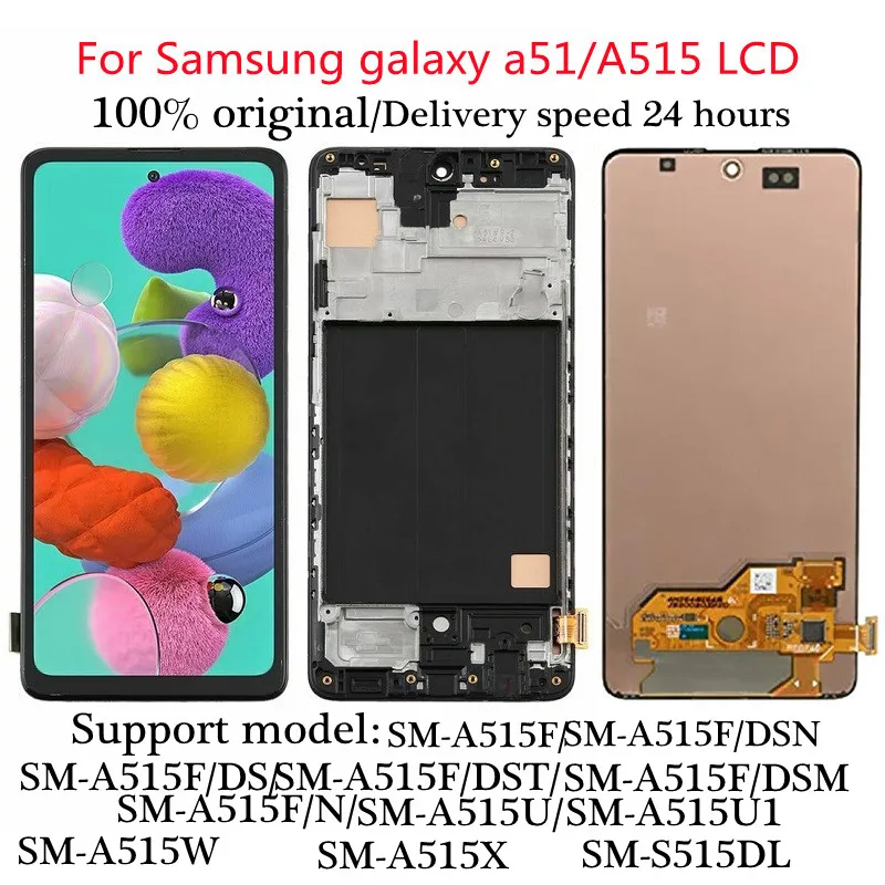 AMOLED для Samsung Galaxy A515 A515f A515f/ds, для Samsung Galaxy A51, ЖК сенсорный экран, цифровая панель в сборе
AMOLED для Samsung Galaxy A515 A515f A515f/ds, для Samsung Galaxy A51, ЖК сенсорный экран, цифровая панель в сборе