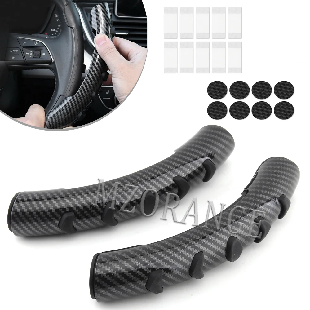 2Pcs Universal Carbon Fiber Car Interior Steering Wheel Booster Cover Non-Slip Accessories Modification Car accessories
2Pcs Universal Carbon Fiber Car Interior Steering Wheel Booster Cover Non-Slip Accessories Modification Car accessories