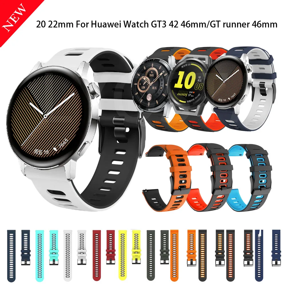 Ремешок силиконовый для HuaWei Watch GT3 42 мм 46 мм, спортивный сменный Браслет для GT runner, 20 22 мм
Ремешок силиконовый для HuaWei Watch GT3 42 мм 46 мм, спортивный сменный Браслет для GT runner, 20 22 мм