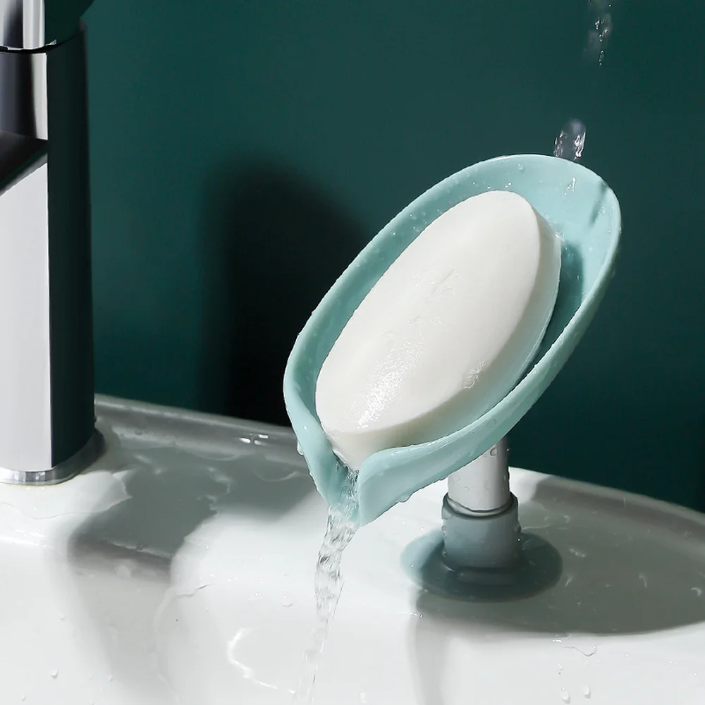 Leaf Shape Soap Dish Soap Holder for Bathroom Perforated Free Standing Suction Cup Drain Rack Toilet Laundry Soap Container Box
Leaf Shape Soap Dish Soap Holder for Bathroom Perforated Free Standing Suction Cup Drain Rack Toilet Laundry Soap Container Box