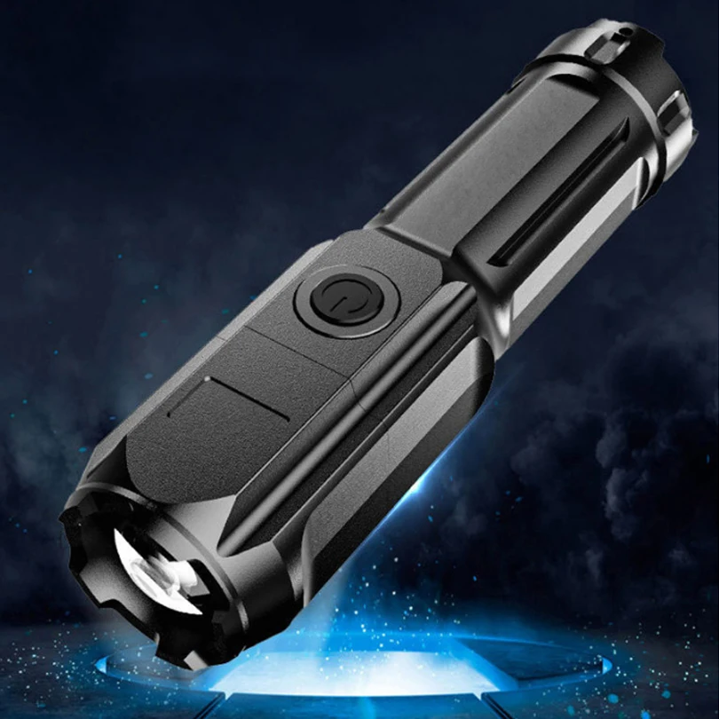 Portable Zoomable LED Strong Light Flashlight USB Charging for Outdoor Camping / Adventure / Patrol / Night Walki
Portable Zoomable LED Strong Light Flashlight USB Charging for Outdoor Camping / Adventure / Patrol / Night Walki