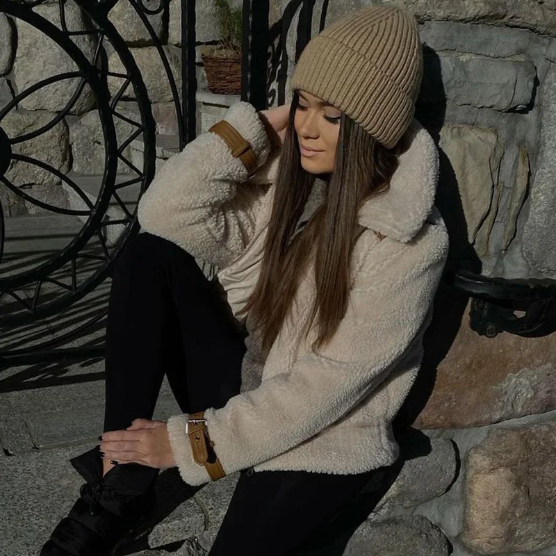 Ardm Women 2021 Color Contrast Teddy Bear Winter Jacket Vintage Coat Zipped Splice Leather Long Sleeve Casual Outerwear Tops
Ardm Women 2021 Color Contrast Teddy Bear Winter Jacket Vintage Coat Zipped Splice Leather Long Sleeve Casual Outerwear Tops