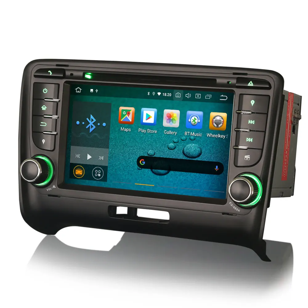 7 "Android 10 0 OS автомобильный DVD Мультимедиа GPS Радио система плеер для Audi TT MK2 2006 2014 с