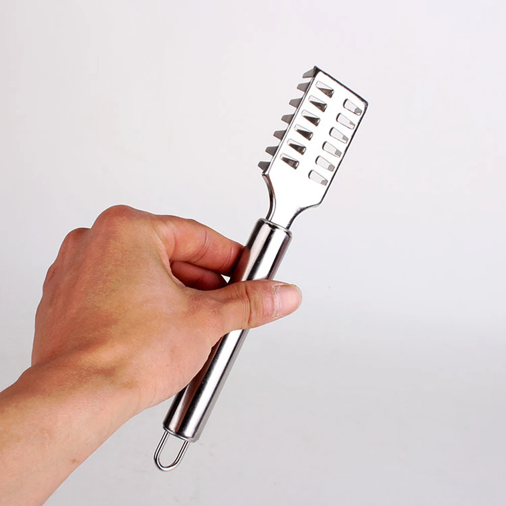 Stainless Steel Fast Remove Fish Peeler Scale Remover Seafood Crackers Fish Scaler Cleaner Planer Skin Brush Scraping Grater
Stainless Steel Fast Remove Fish Peeler Scale Remover Seafood Crackers Fish Scaler Cleaner Planer Skin Brush Scraping Grater