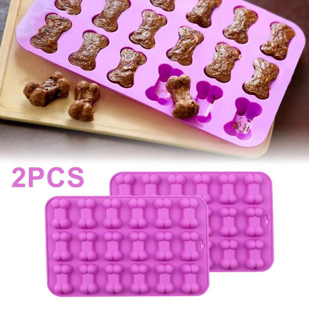 2pcs 18-Cavity Dog Bone Cake Mold Silicone Baking Molds Ice Molds Reusable Bakeware Maker for Baking Chocolate Candy Cake Tools
2pcs 18-Cavity Dog Bone Cake Mold Silicone Baking Molds Ice Molds Reusable Bakeware Maker for Baking Chocolate Candy Cake Tools