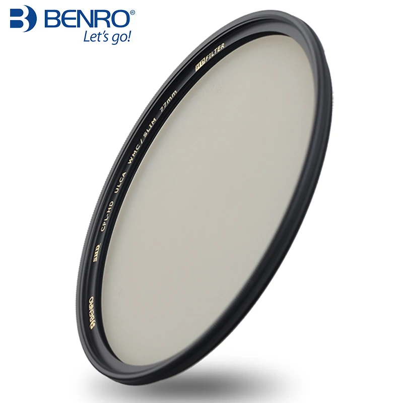 

Benro 49 52 55 58 62 67 72 77 82mm SHD CPL-HD ULCA Filters Waterproof Anti-oil Anti-scratch Circular Polarizer Filter