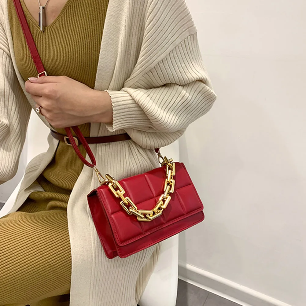 2022 Women's Bag Checkered Embossing Crossbody Chain Shoulder Bags Leather Luxury Designer Handbag Shopping Tote Purse bolso
2022 Women's Bag Checkered Embossing Crossbody Chain Shoulder Bags Leather Luxury Designer Handbag Shopping Tote Purse bolso