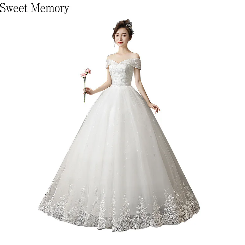 Sweet Memory 2021 Boat Neck Lace Up Bridal Embroidery Wedding Dresses Plus Size Women Mariage Vestido Blanco Wedding Gown
Sweet Memory 2021 Boat Neck Lace Up Bridal Embroidery Wedding Dresses Plus Size Women Mariage Vestido Blanco Wedding Gown