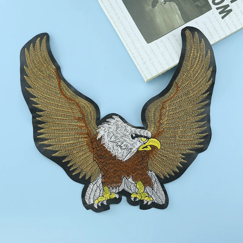 Embroidered Large Eagle Cloth Label Clothing Accessories Patch Stickers Heat Transfer Cloth Stickers Patches for Clothing
Embroidered Large Eagle Cloth Label Clothing Accessories Patch Stickers Heat Transfer Cloth Stickers Patches for Clothing