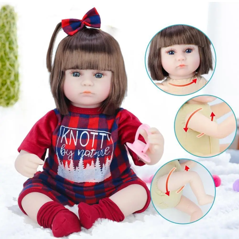 42cm Bebe Doll Reborn Simulation Baby Dolls Soft Silicone Reborn Toddler Baby Toys For Girls Child Birthday Christmas Gifts
42cm Bebe Doll Reborn Simulation Baby Dolls Soft Silicone Reborn Toddler Baby Toys For Girls Child Birthday Christmas Gifts