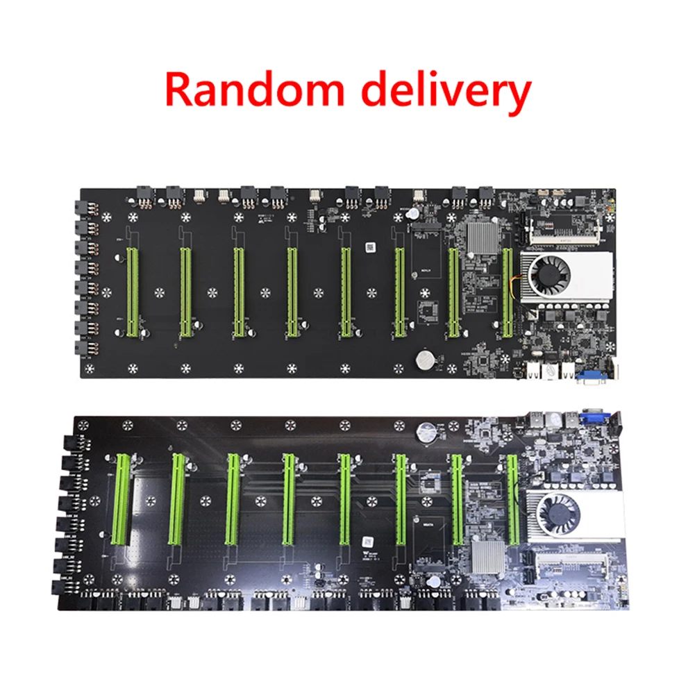 BTC-D37 55 мм материнская плата для майнера 8x PCI-E 16X DDR3 SODIMM с процессором 128G MSATA